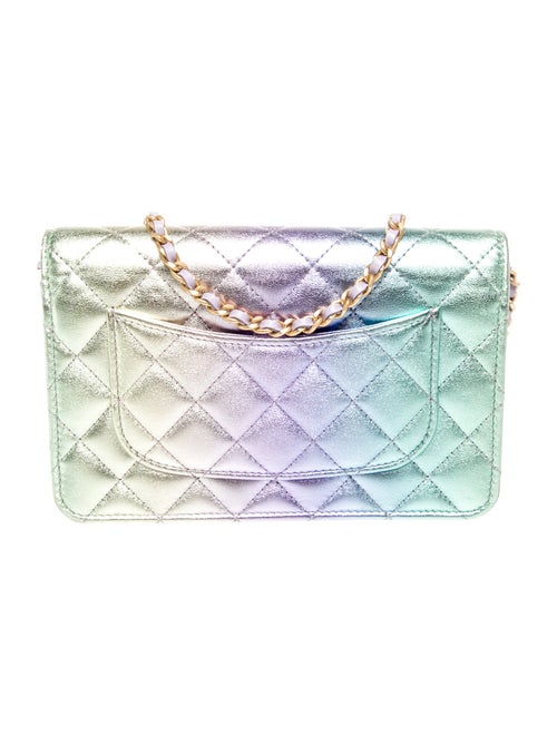 Chanel Iridescent Rainbow Wallet On Chain