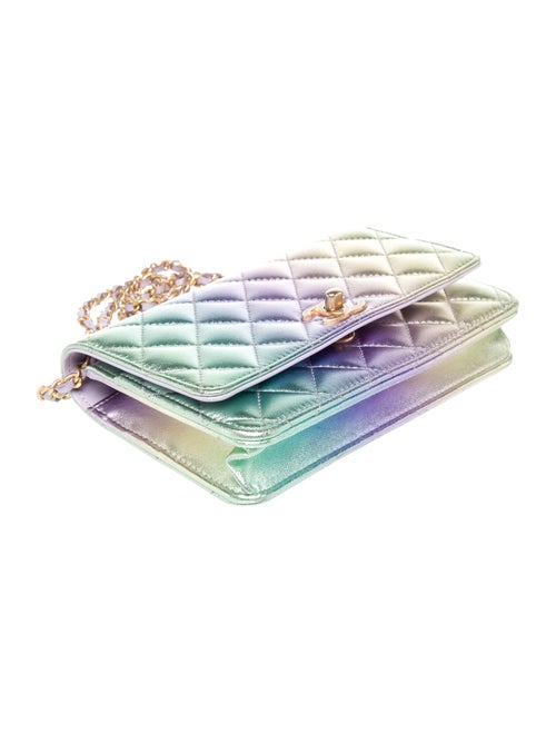 Chanel Iridescent Rainbow Wallet On Chain
