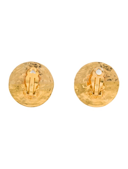 Chanel Vintage CC Clip-On Earrings