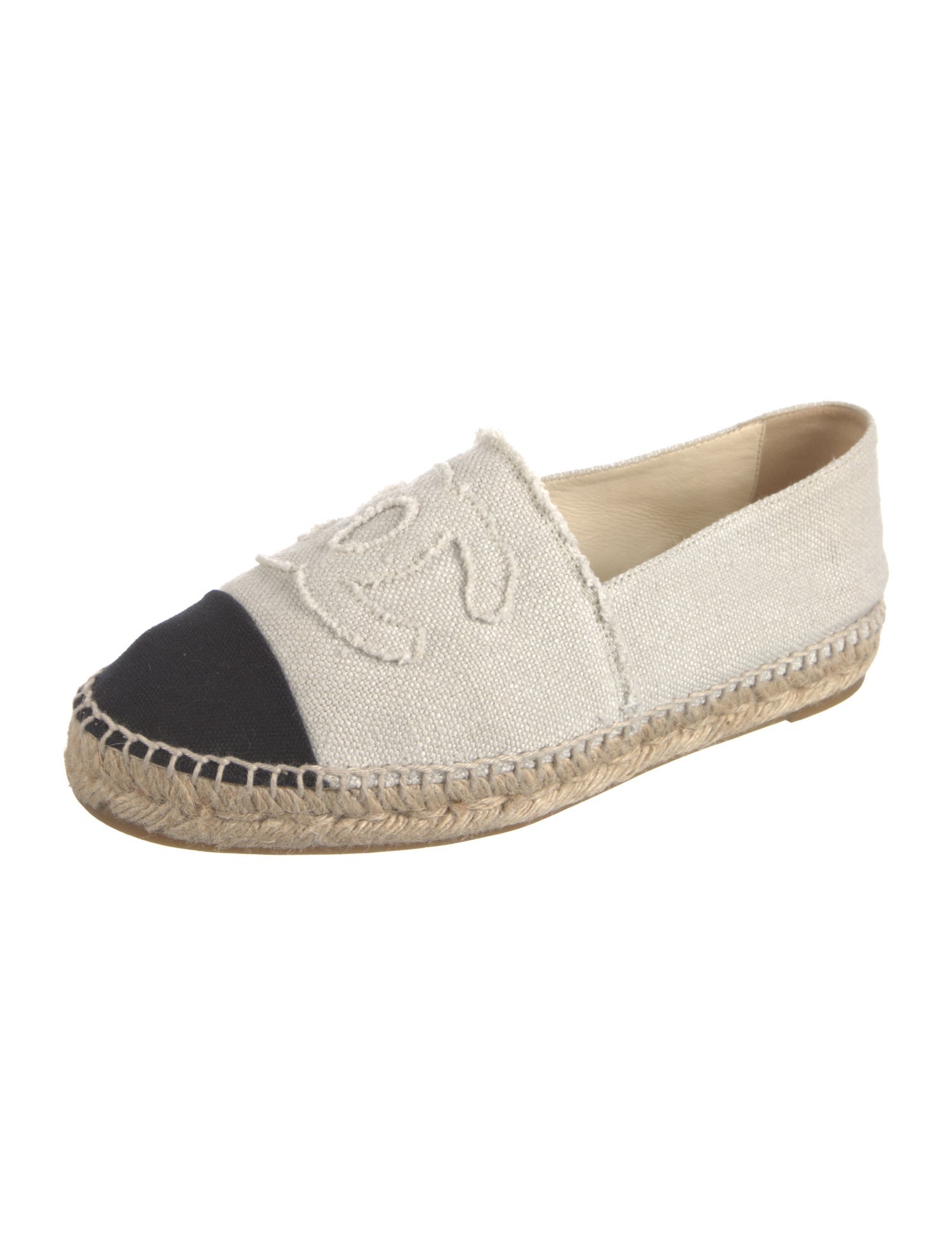 Chanel Interlocking CC Logo Espadrilles