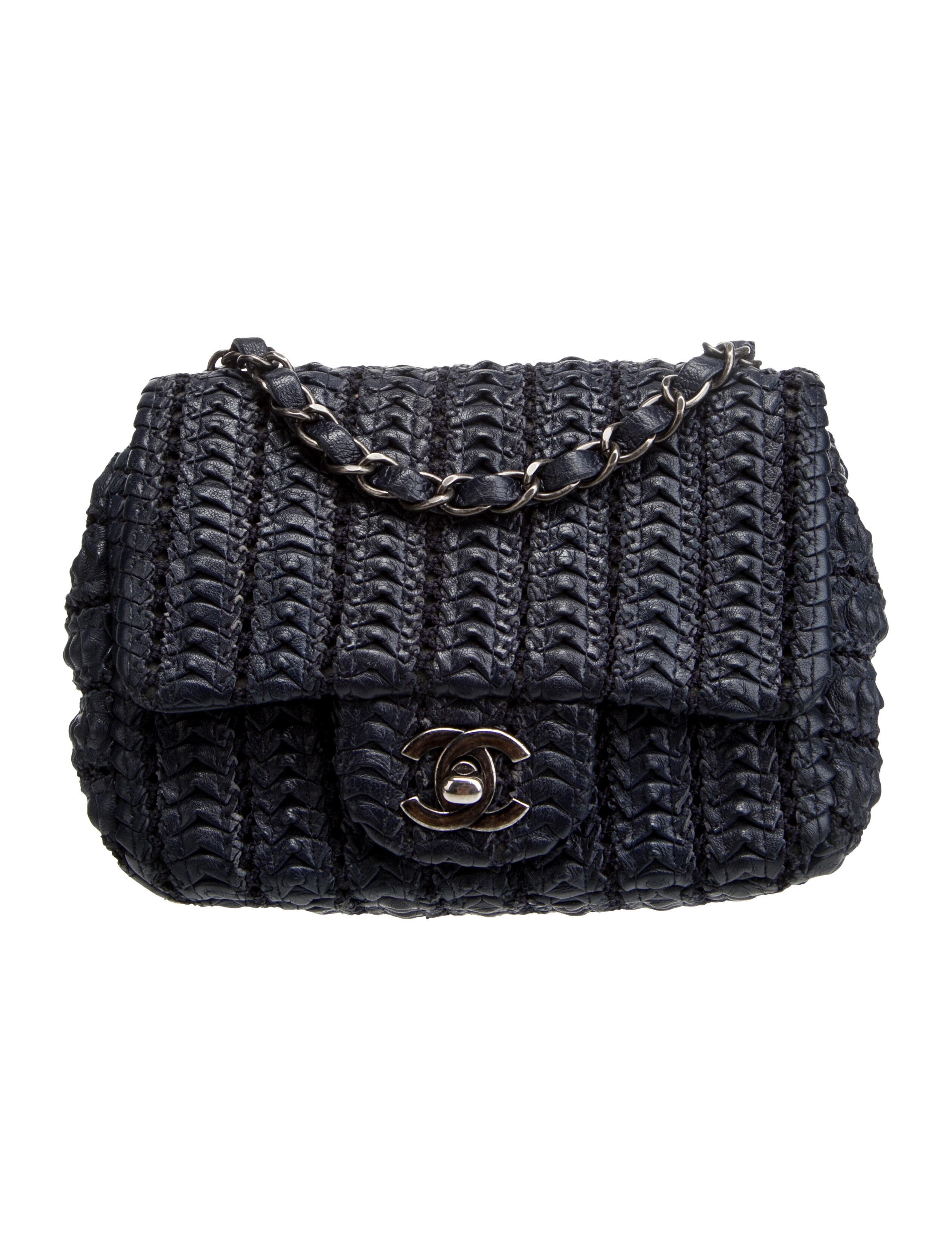 Chanel 2016 Paris-Seoul Mini Square Crochet Flap Bag