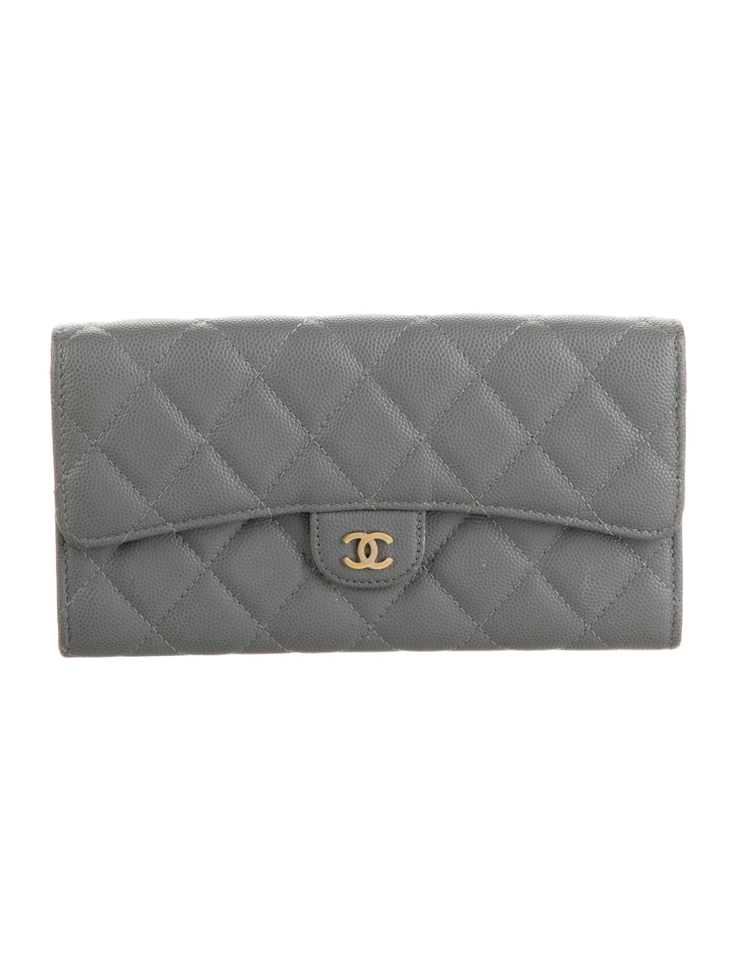 Chanel 2020 Interlocking CC Logo Trifold Wallet