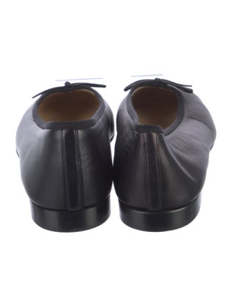Chanel Interlocking CC Logo Lambskin Ballet Flats