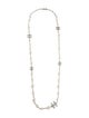 Chanel Faux Pearl & Strass Long Necklace