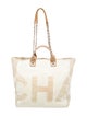 Chanel Maxi Logo Deauville Shopping Tote