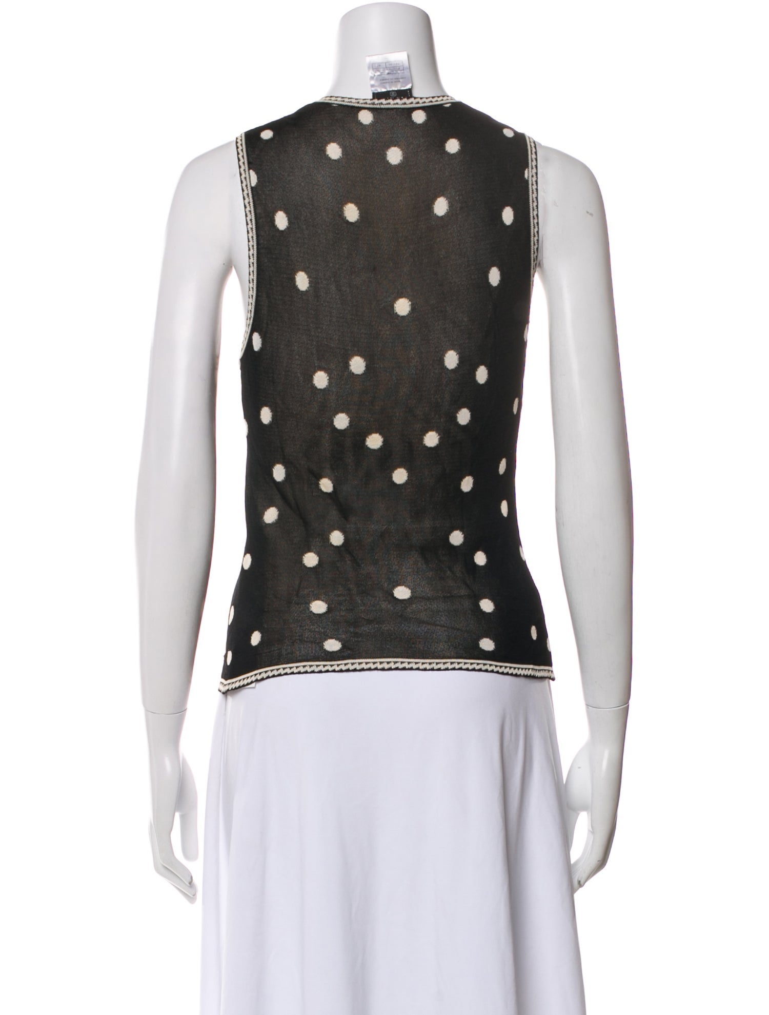 Chanel 2002 Printed Top