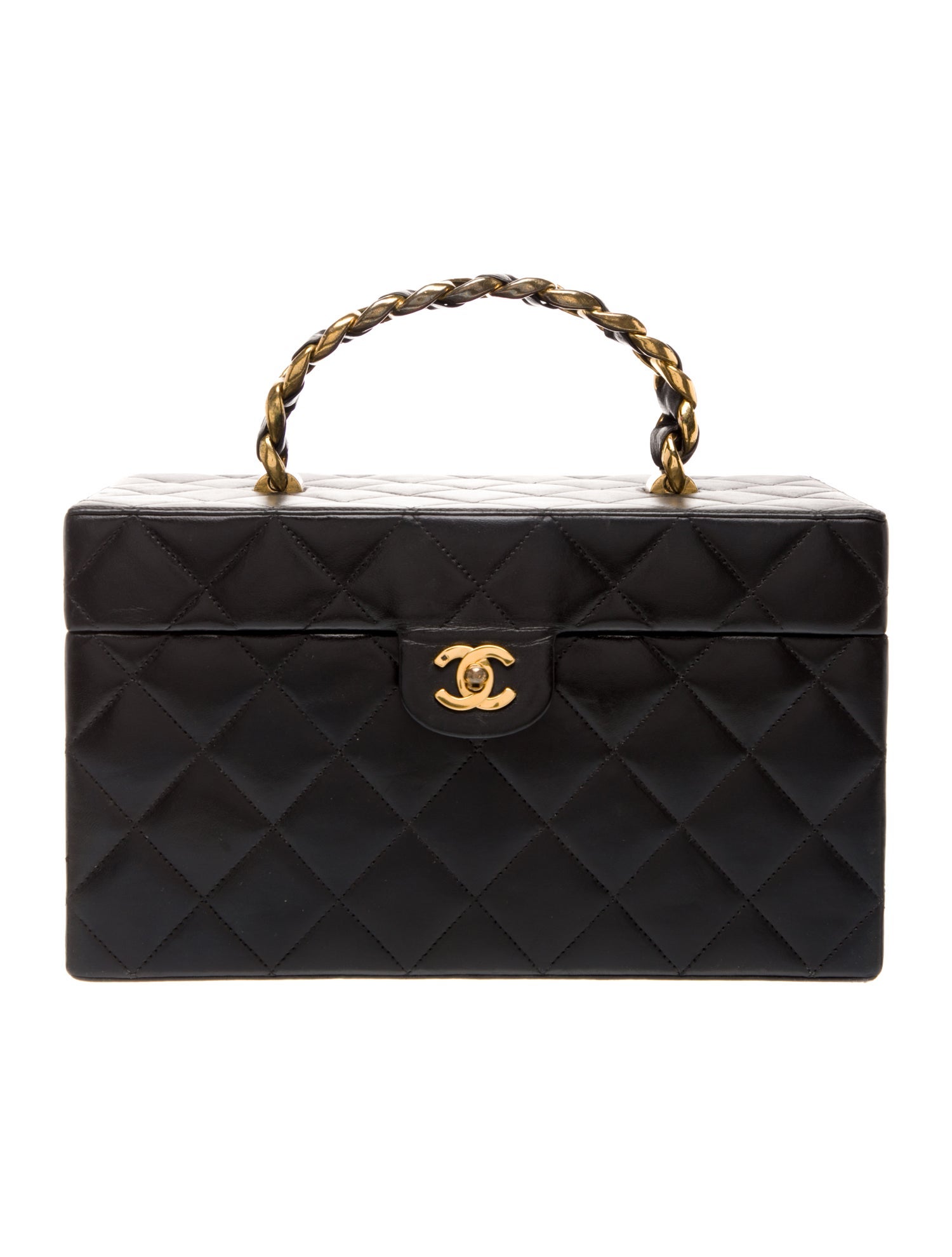 Chanel Large Quilted Vanity Case