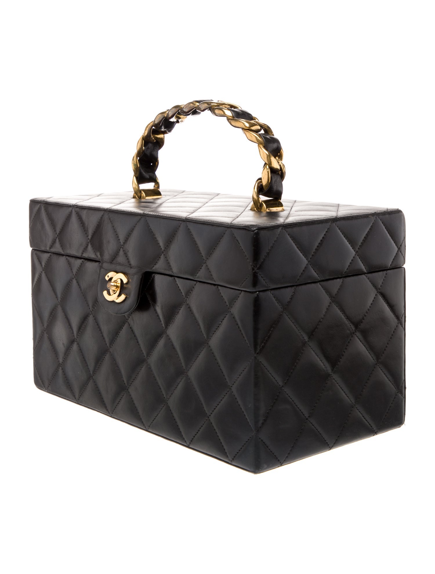 Chanel Large Quilted Vanity Case