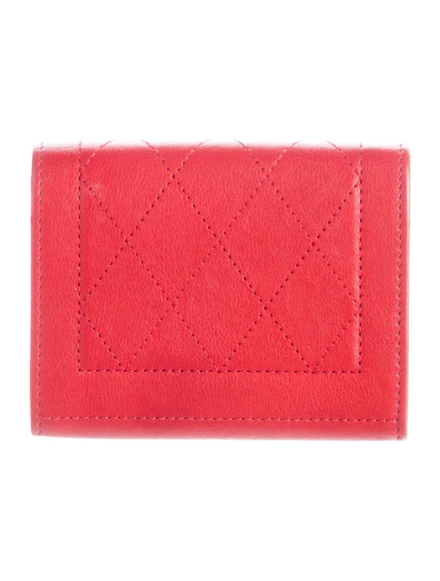 Chanel 2017-2018 Card Holder Flap Compact Wallet