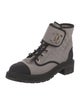 Chanel 2022 Interlocking CC Logo Combat Boots