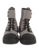 Chanel 2022 Interlocking CC Logo Combat Boots