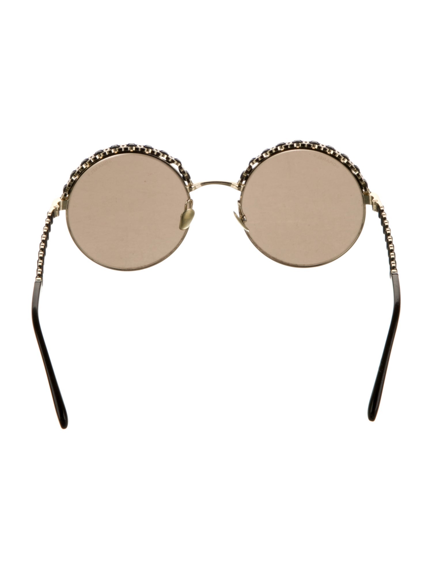 Chanel Interlocking CC Logo Round Sunglasses