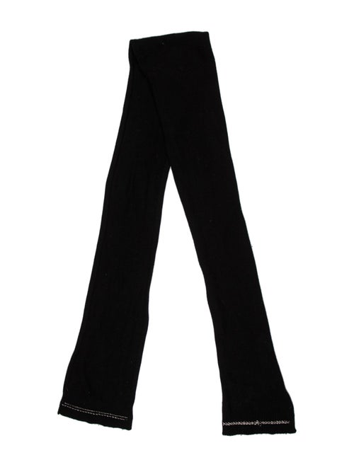 Chanel Cashmere Interlocking CC Logo Scarf