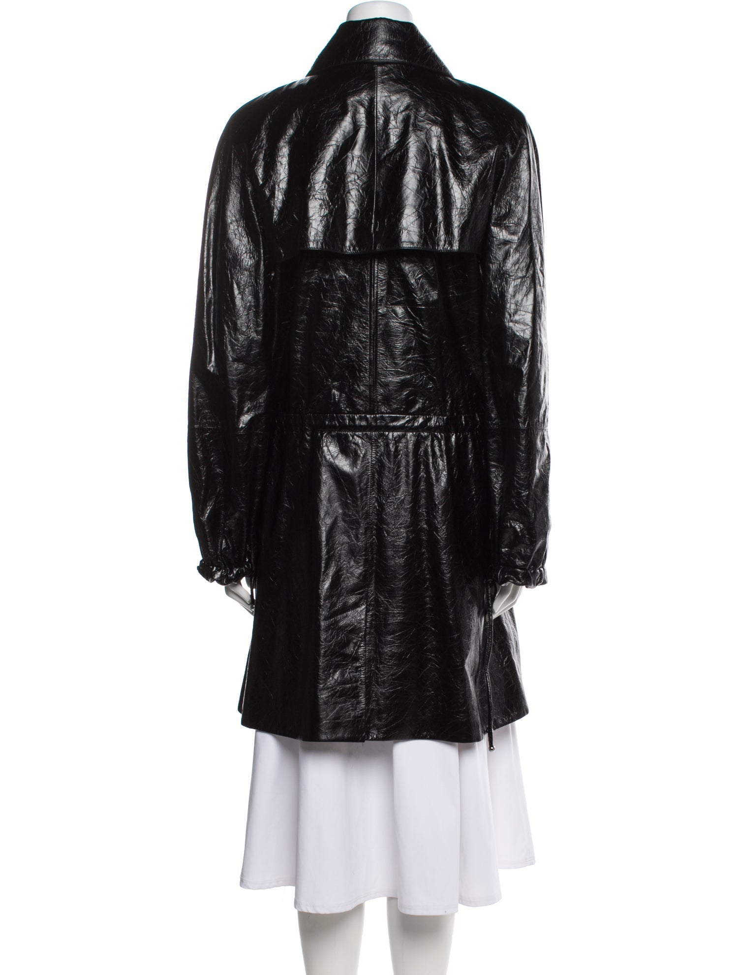 Chanel 2018 Leather Coat