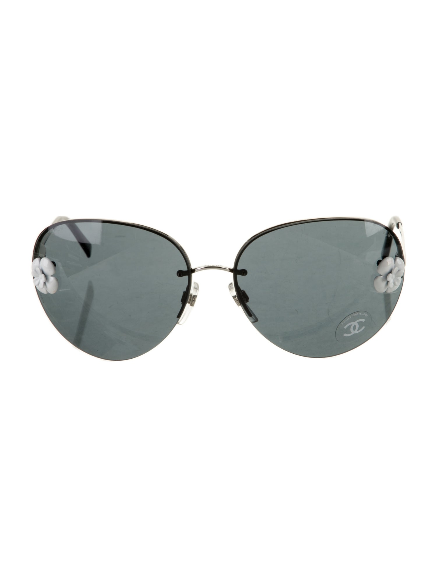 Chanel Interlocking CC Logo Cat-Eye Sunglasses