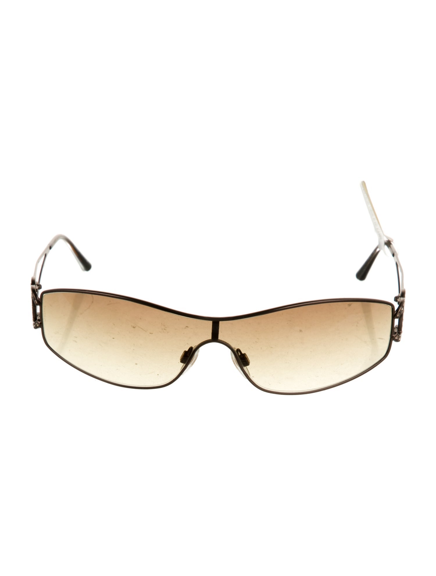 Chanel Interlocking CC Logo Shield Sunglasses