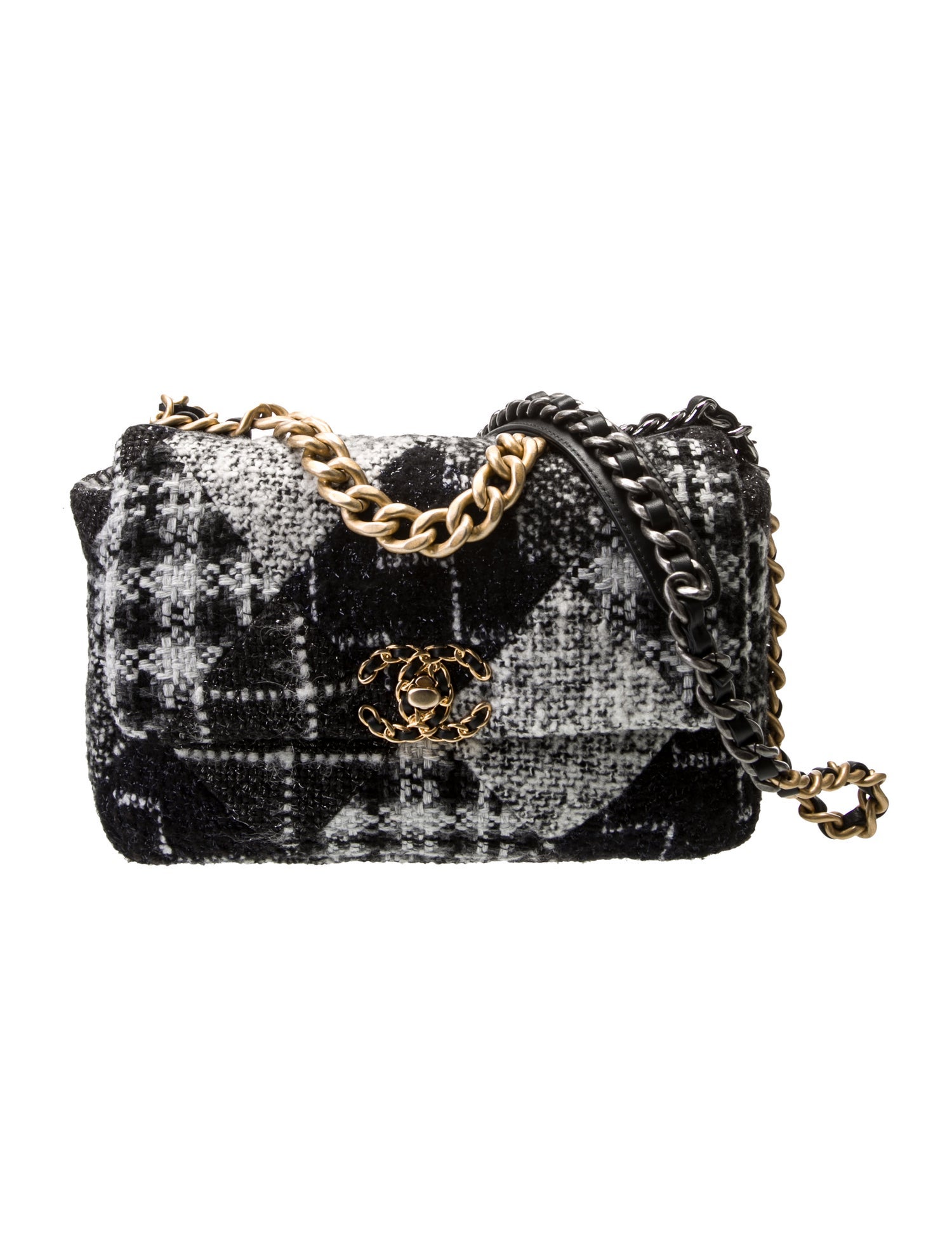Chanel Medium Tweed 19 Flap Bag