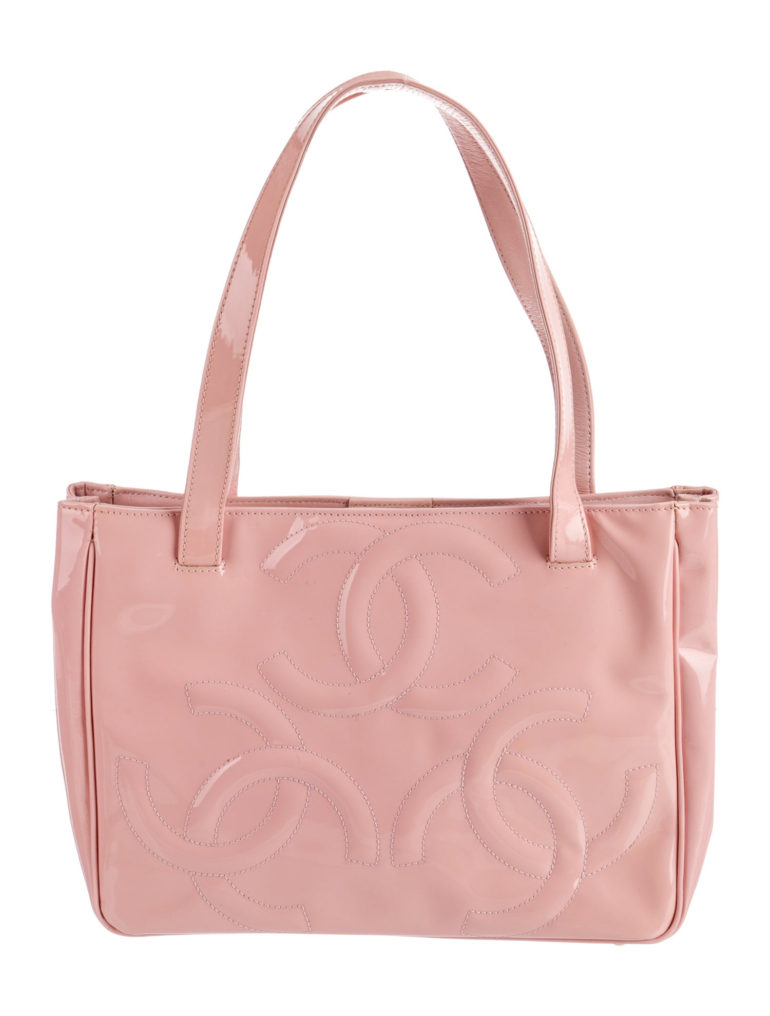 Chanel Patent Triple CC Tote