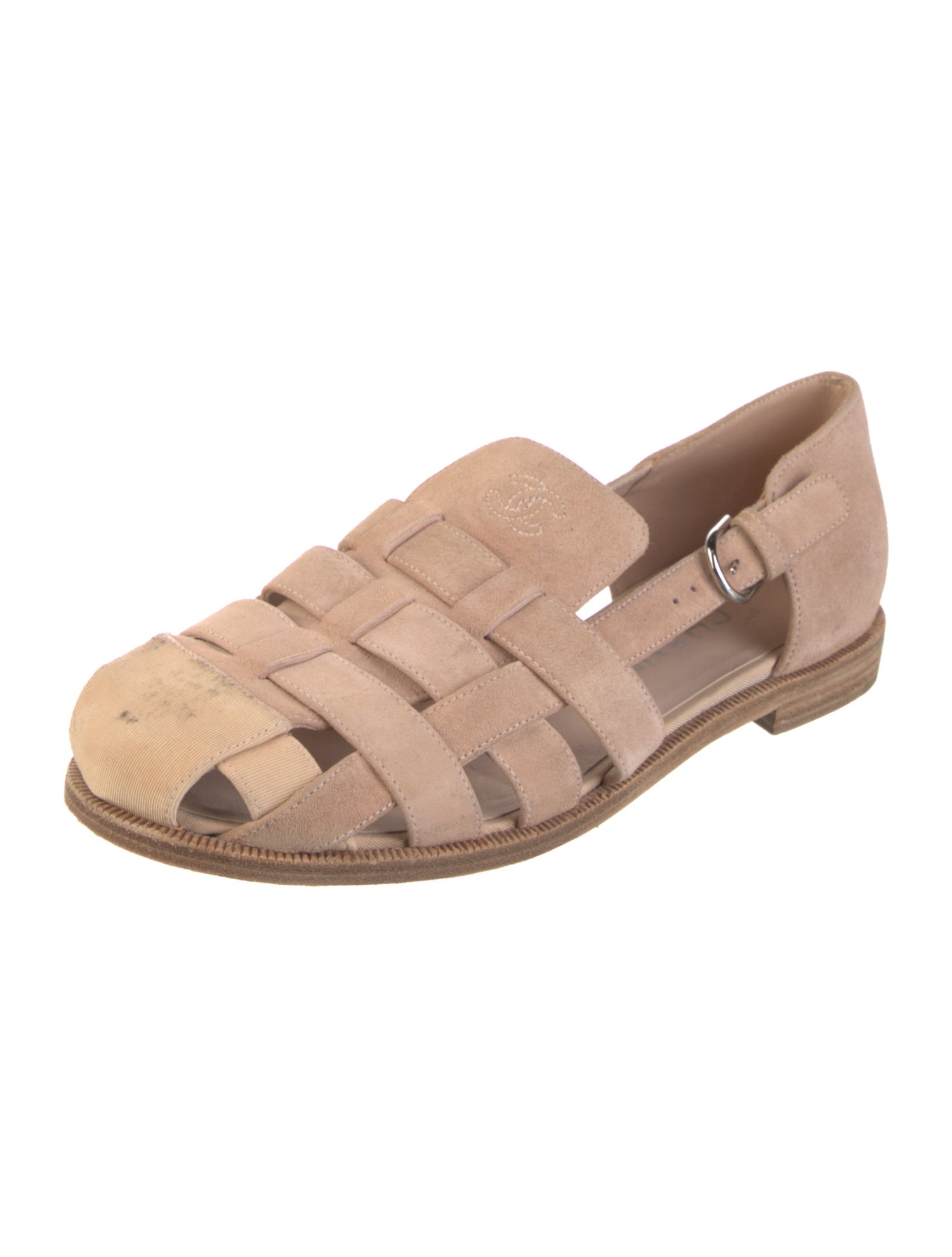 Chanel 2017 Interlocking CC Logo Flats