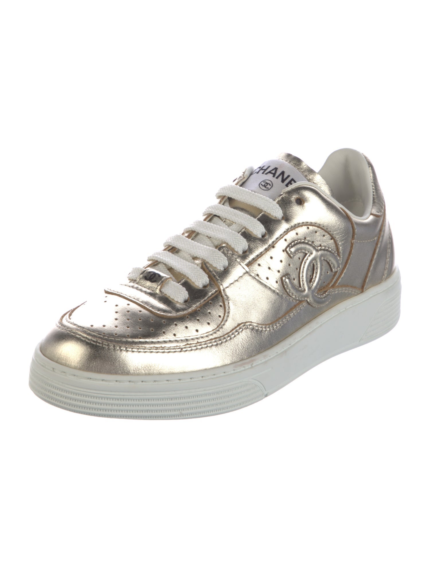 Chanel 2023 Interlocking CC Logo Sneakers