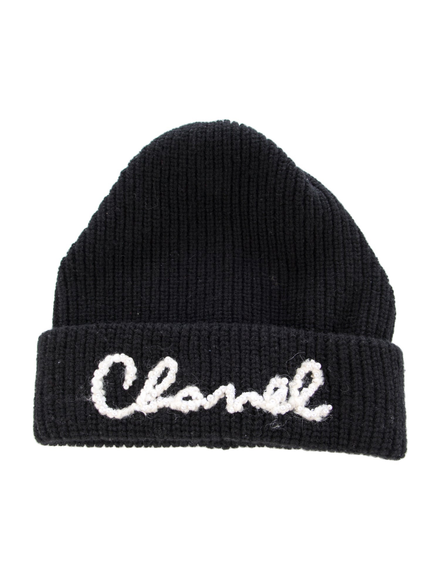 Chanel Cashmere Logo Beanie