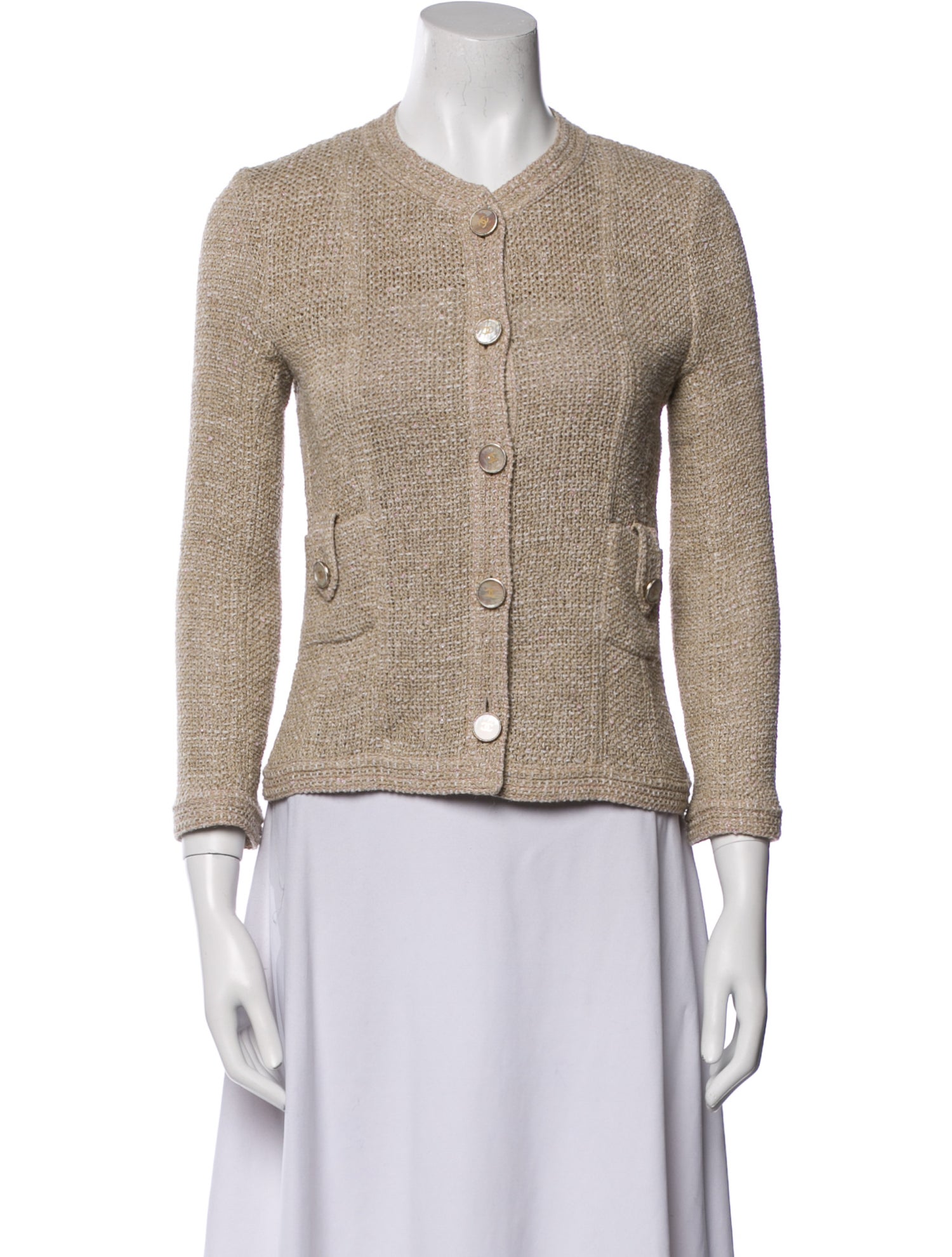 Chanel 2016 Tweed Pattern Evening Jacket