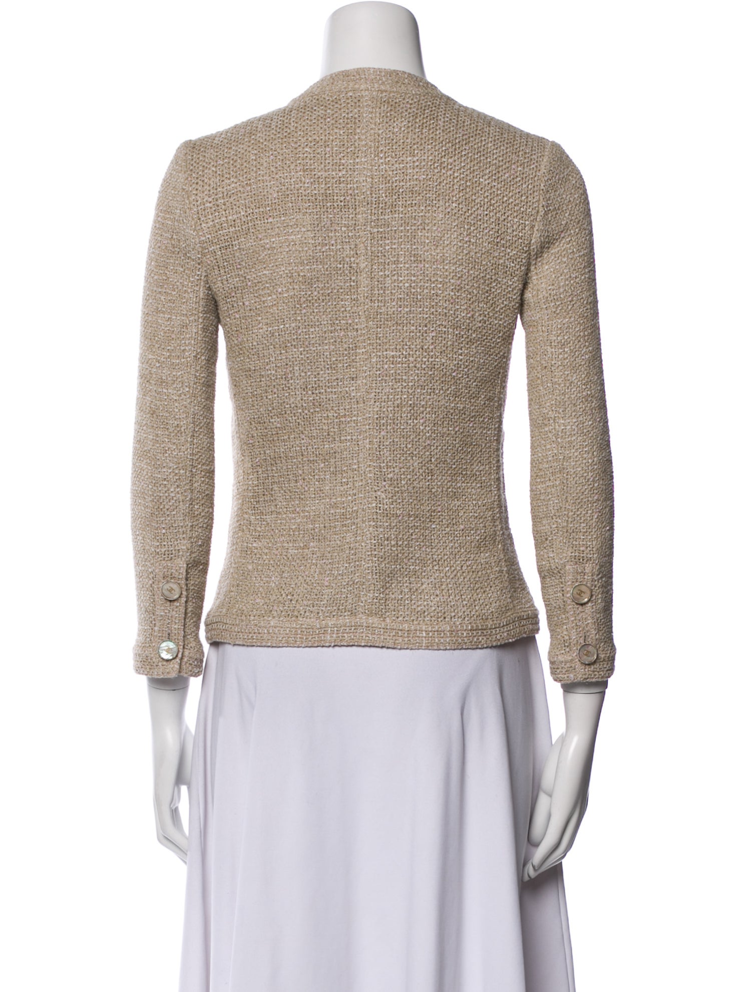 Chanel 2016 Tweed Pattern Evening Jacket