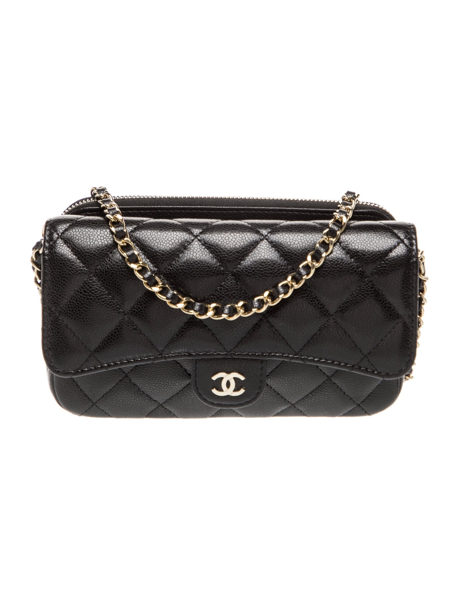 Chanel Classic Flap Phone Holder w/ Chain