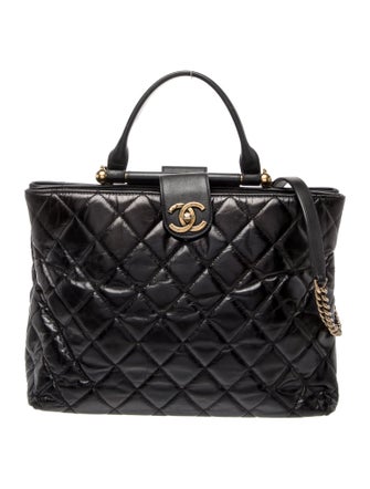 Chanel Paris-Rome Gold Bar Tote