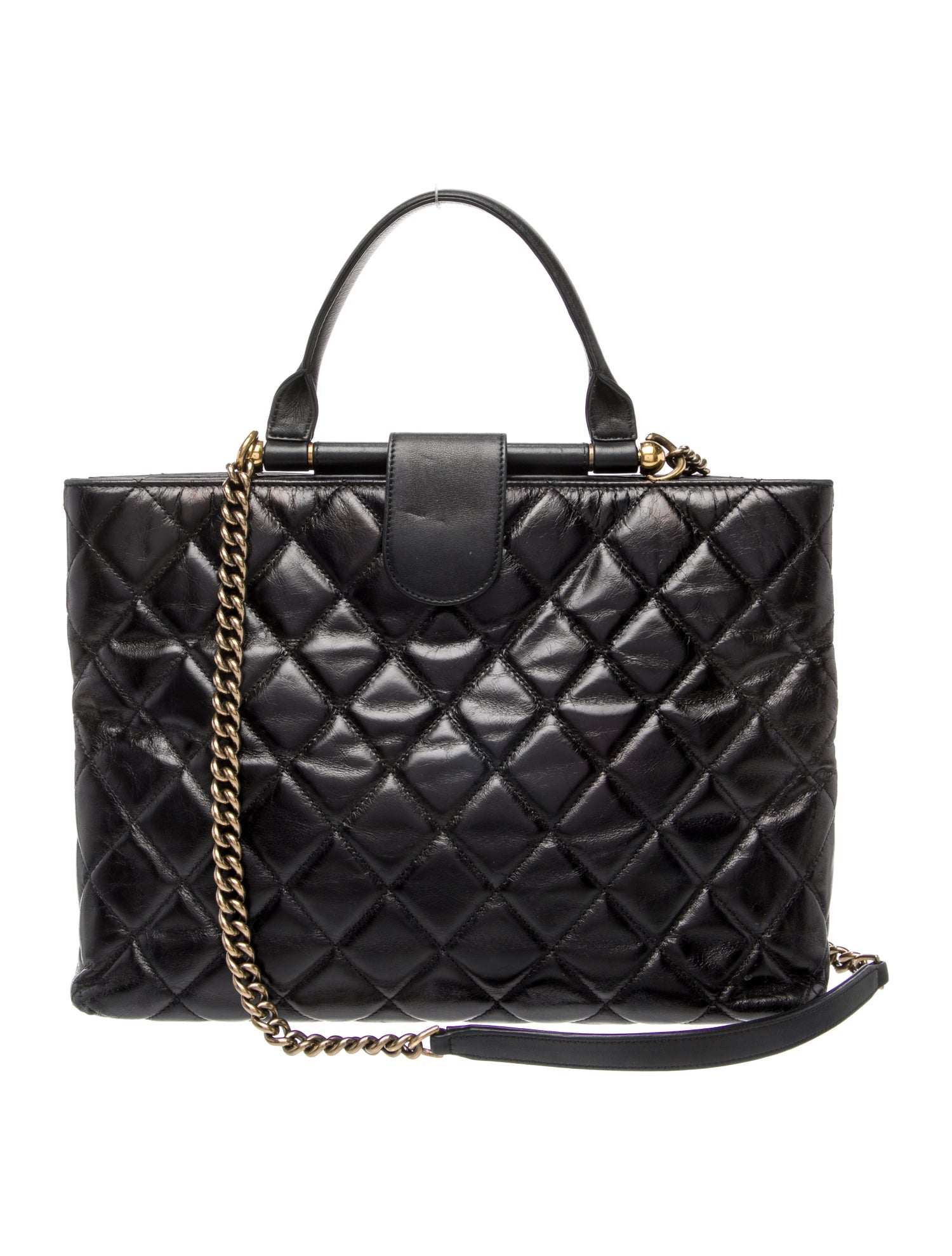 Chanel Paris-Rome Gold Bar Tote