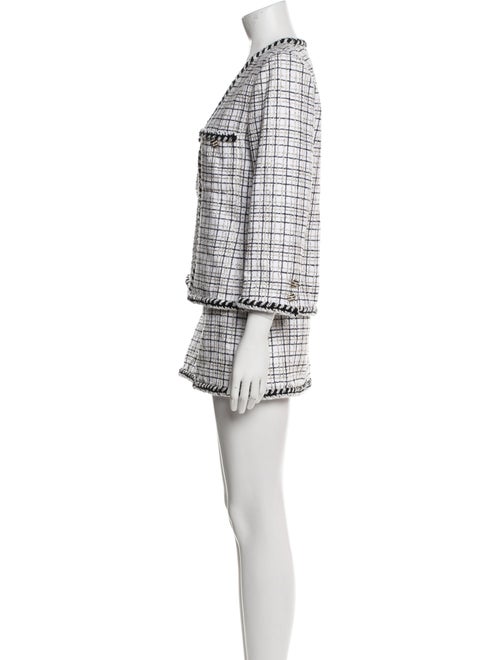 Chanel 2024 Plaid Print Skirt Suit