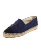 Chanel Interlocking CC Logo Denim Espadrilles
