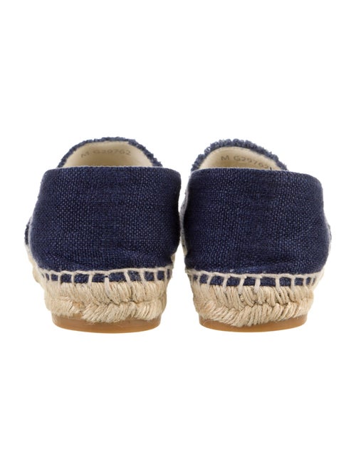 Chanel Interlocking CC Logo Denim Espadrilles