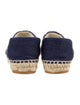 Chanel Interlocking CC Logo Denim Espadrilles