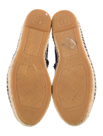 Chanel Interlocking CC Logo Denim Espadrilles