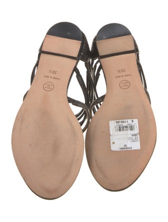 Chanel 2012 Interlocking CC Logo Espadrilles