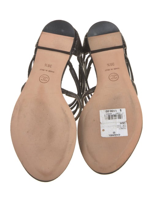 Chanel 2012 Interlocking CC Logo Espadrilles