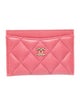 Chanel 2018 Interlocking CC Logo Card Holder