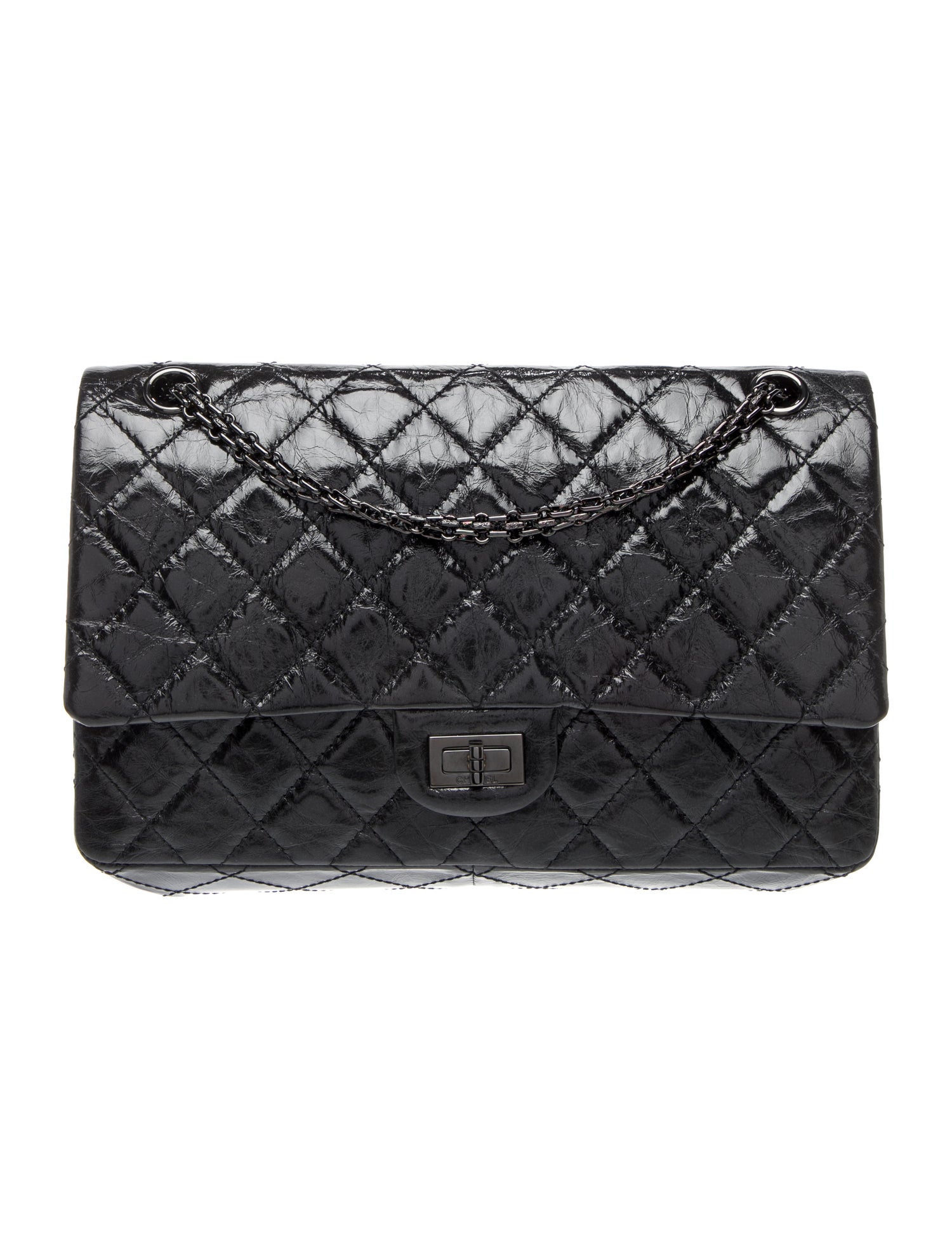 Chanel So Black Reissue 226 Double Flap Bag
