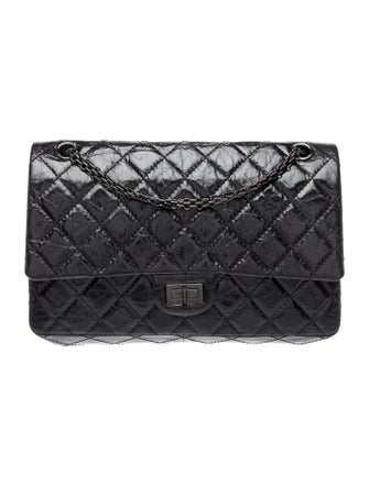 Chanel So Black Reissue 226 Double Flap Bag