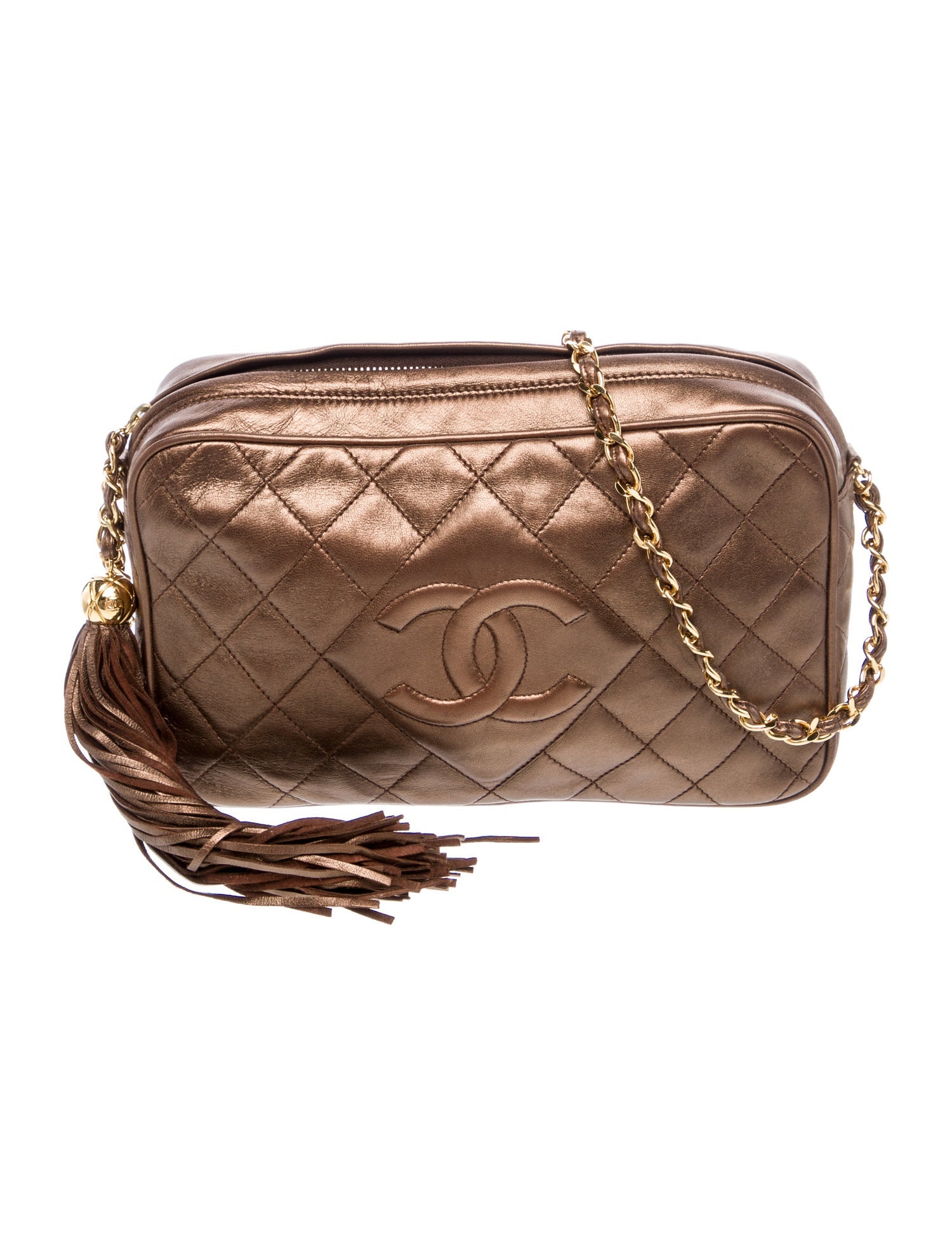 Chanel Diamond Tassel Camera Bag