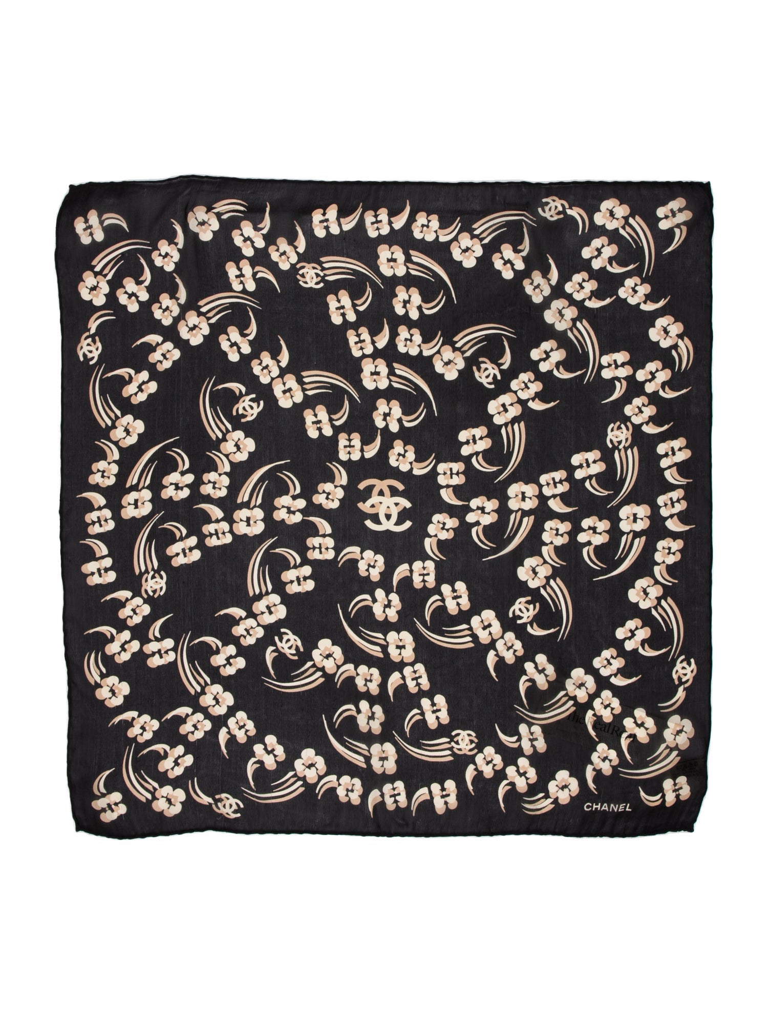 Chanel Silk Vintage Scarf