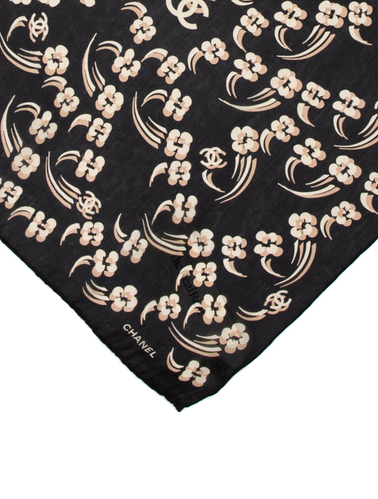 Chanel Silk Vintage Scarf