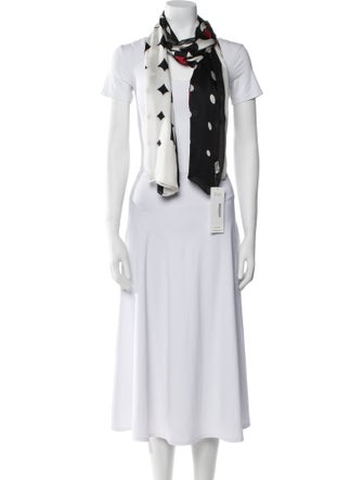 Chanel Silk Printed Scarf