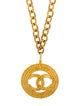 Chanel Vintage CC Pendant Necklace