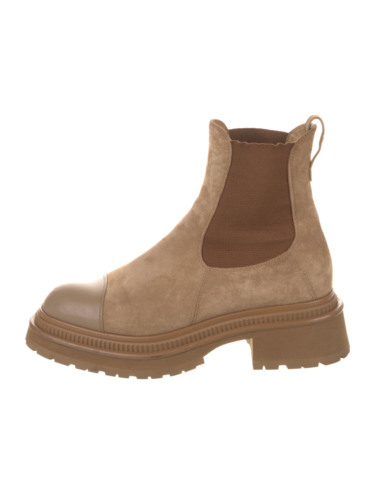 Chanel 2022 Interlocking CC Logo Chelsea Boots