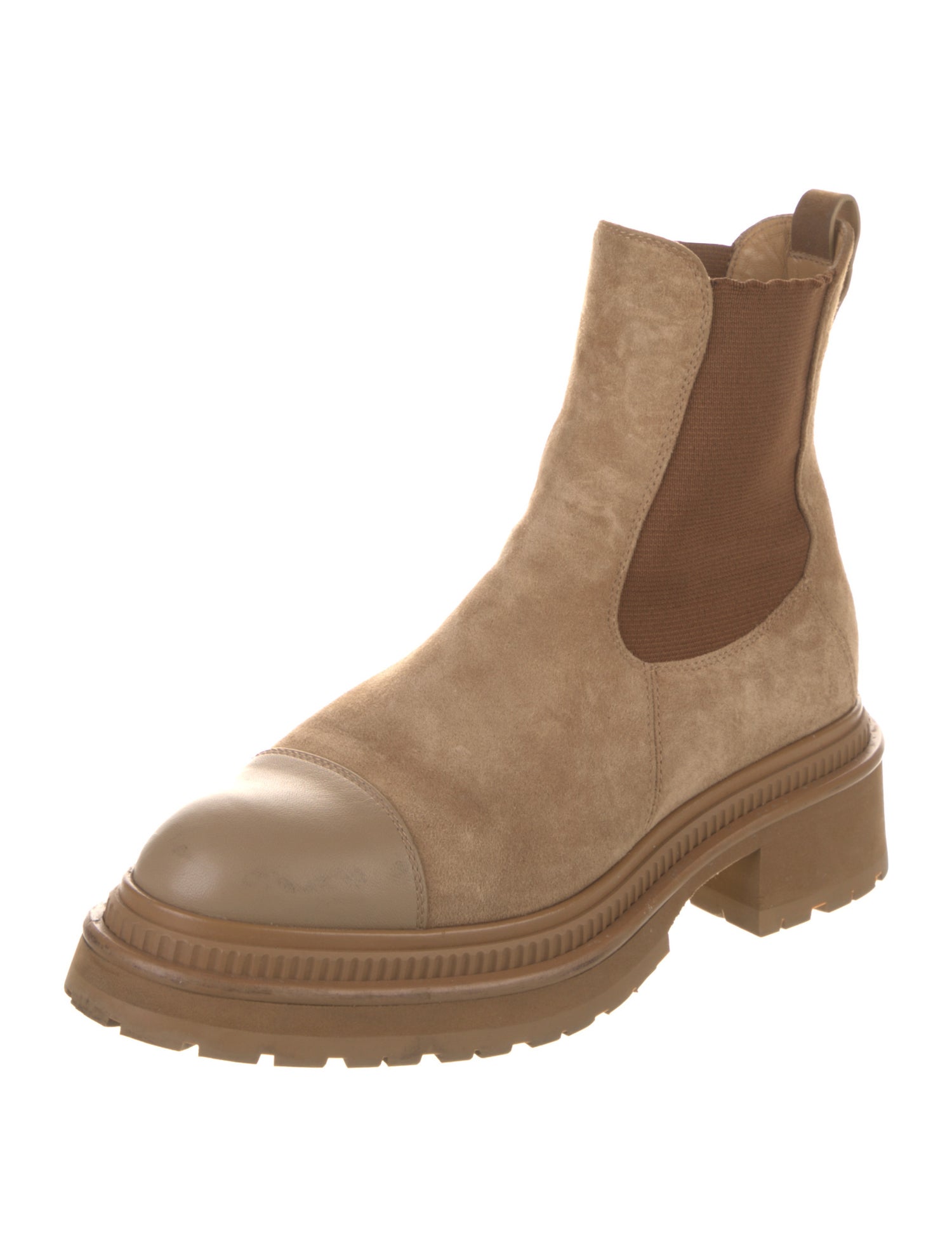 Chanel 2022 Interlocking CC Logo Chelsea Boots