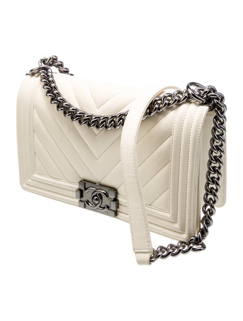 Chanel Medium Chevron Boy Bag