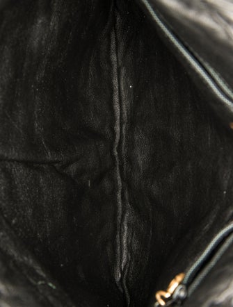 Chanel Woven Leather Drawstring Bag