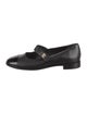 Chanel Interlocking CC Logo Leather Mary Jane Flats